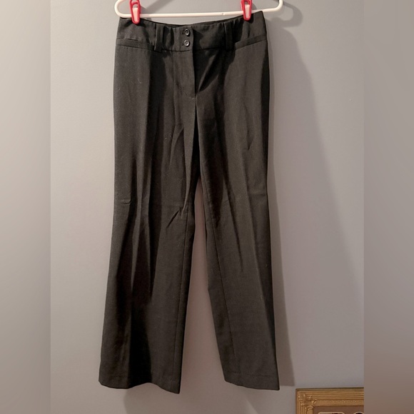 Express Correspondent Trousers Women's Sz 4 Gray Dress Slacks - Picture 1 of 6